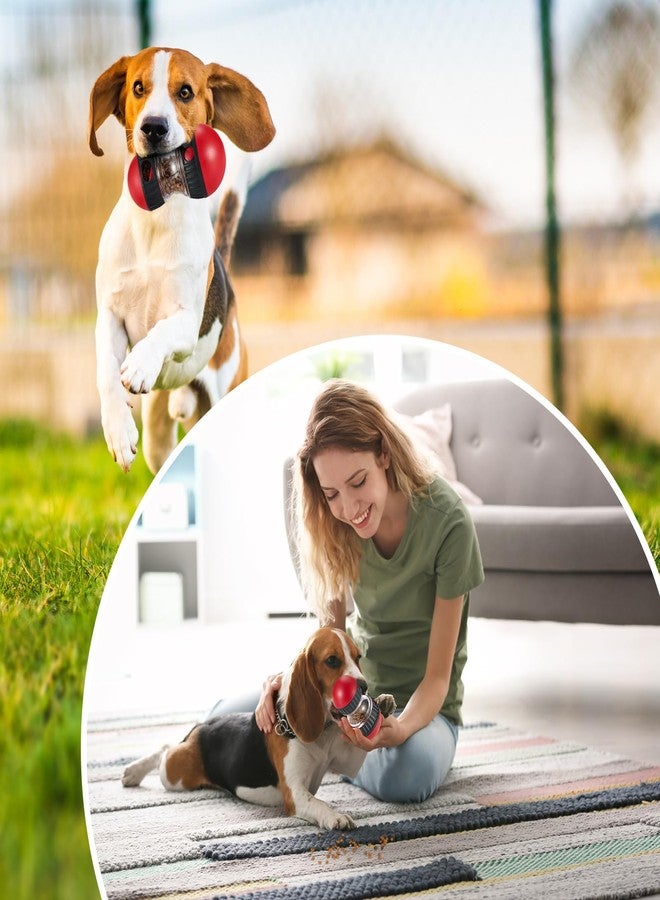 Silipull 2 Pcs Dog Interactive Puzzle Toys Dog Toy Treat Dispenser Rolling Adjustable Food Dispensing Treat Puppy Feeder Slow Feeding for Training Large Medium Chewers Breed Pet Gift Keep Busy - Image 4